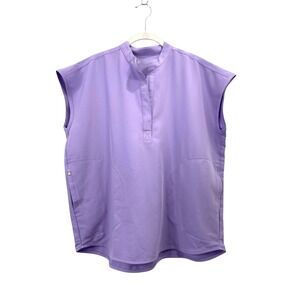 NEW Figs Rafaela Oversized Scrub Top Size S purple lavender limited edition